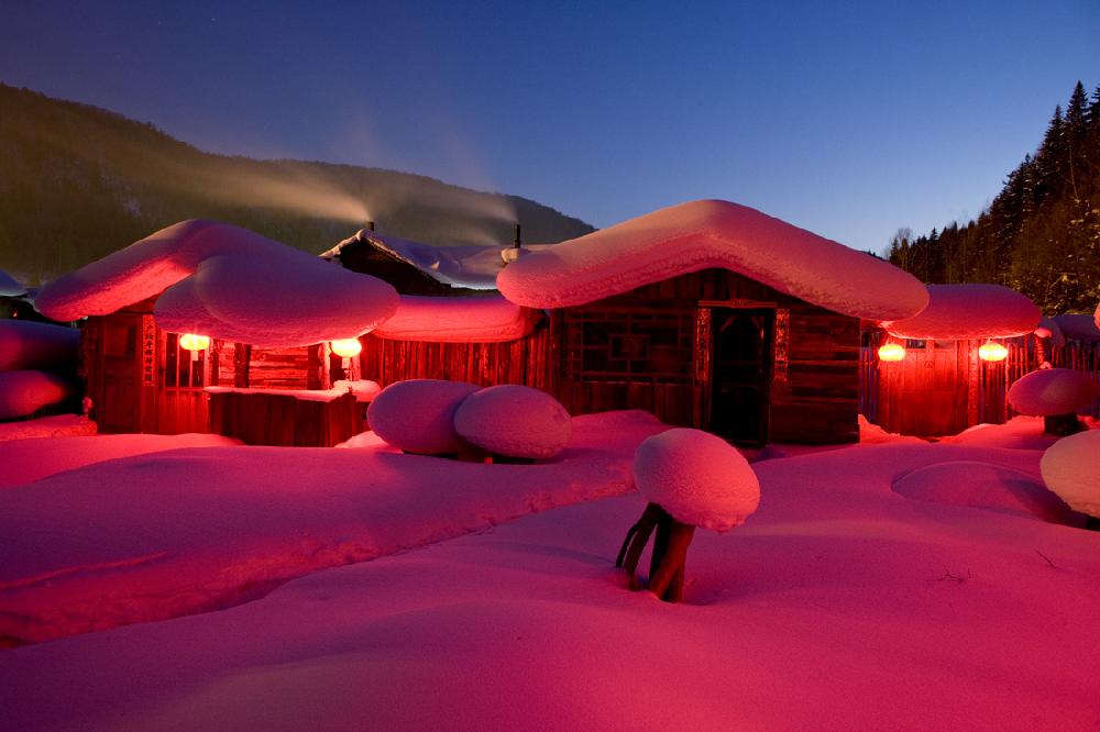 雪乡.夜景