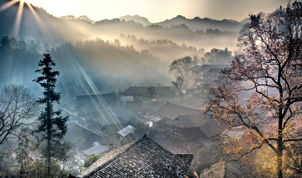 梦幻乡村——小溪
