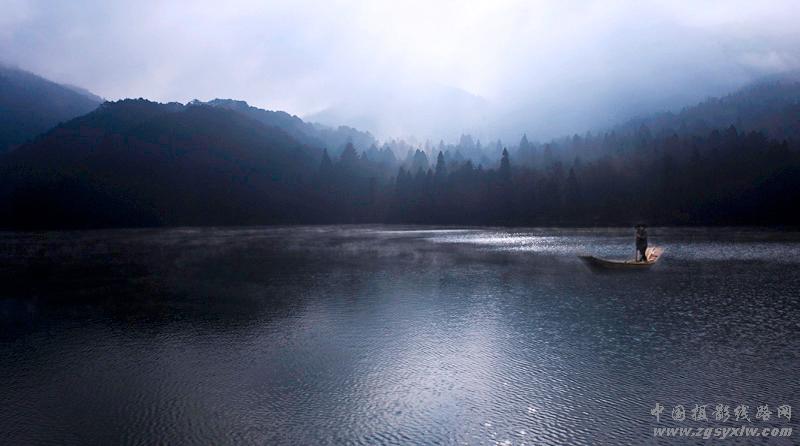 湖光山色