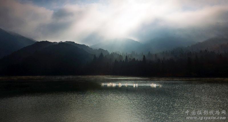 湖光山色