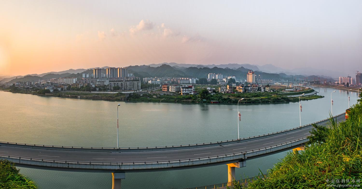 鹭鸶湾高架桥全景图