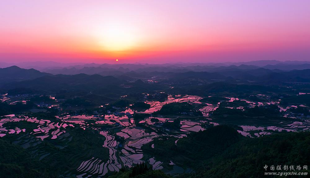 无名高地观日落