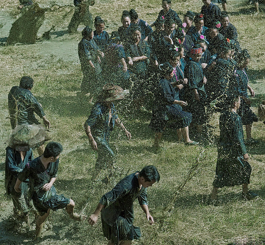 苗族原生态水鼓舞{3}