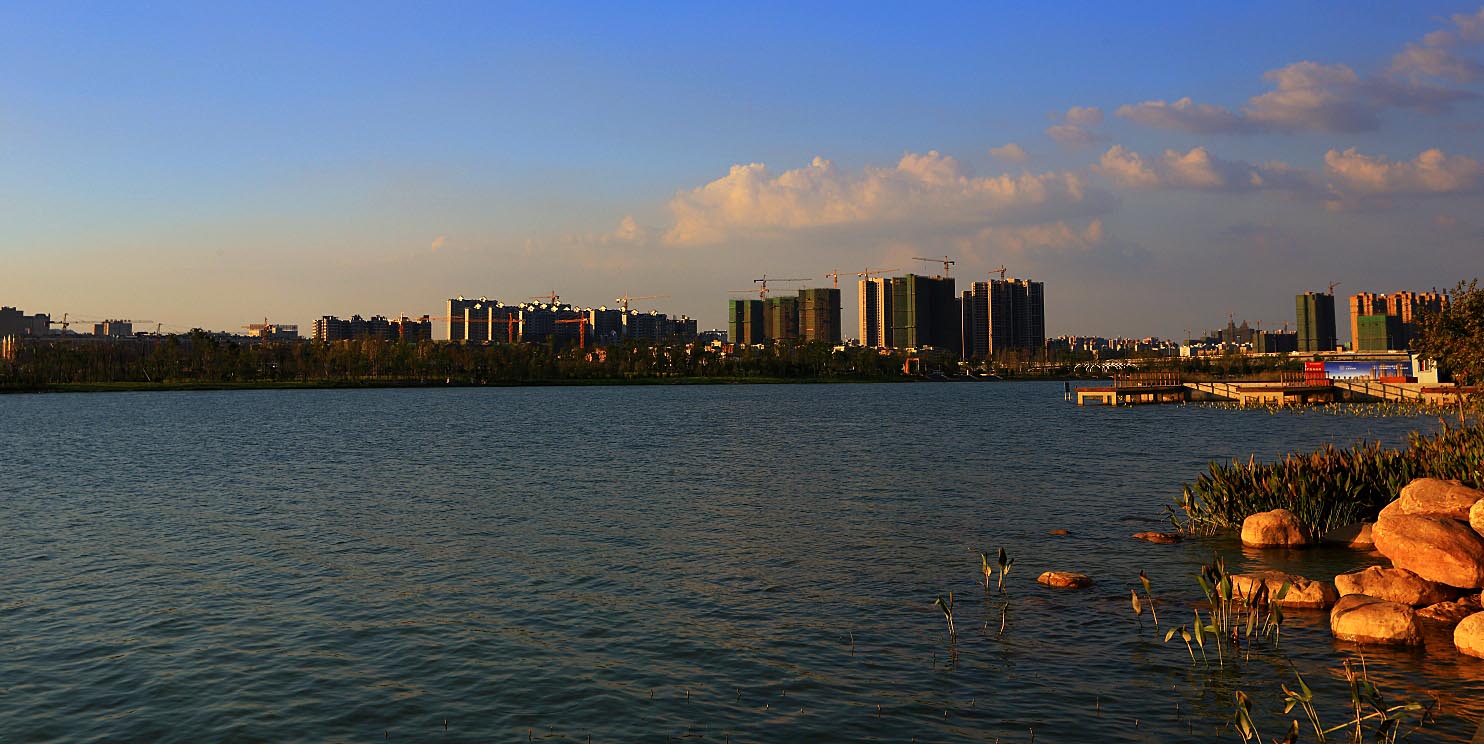 建设中的梅溪湖