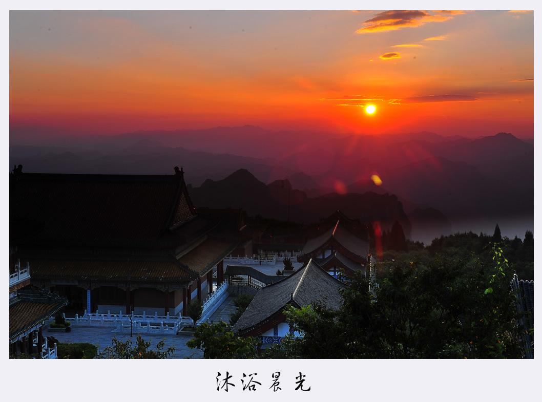 沐浴晨光