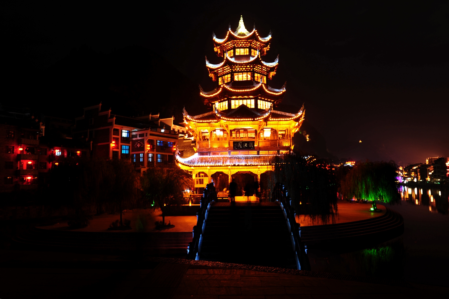 古城夜景
