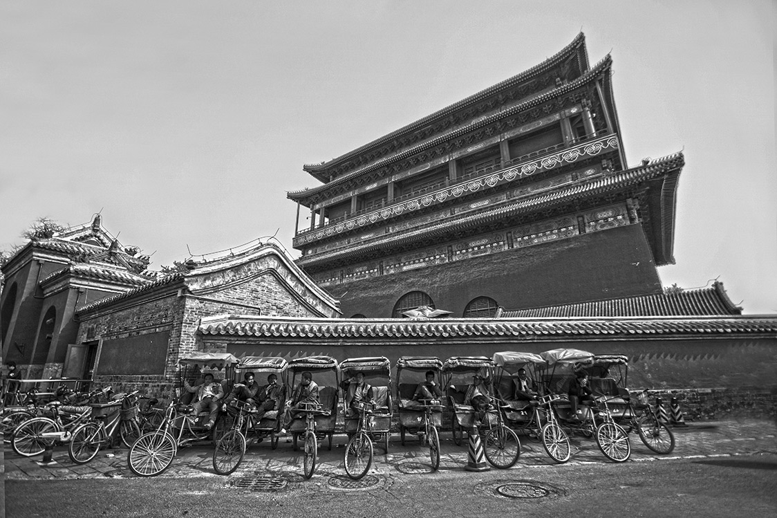 皇城根下-鼓楼-人力三轮车