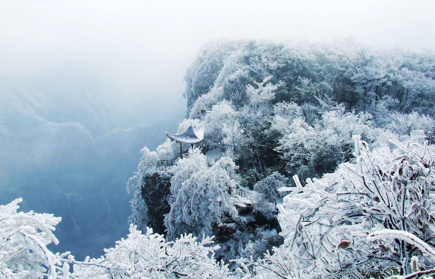 天门山雪景-7