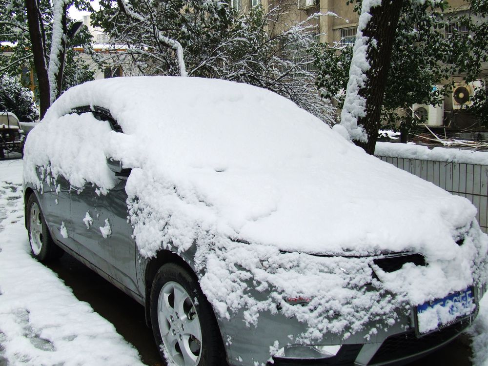 大雪遮住了我的眼