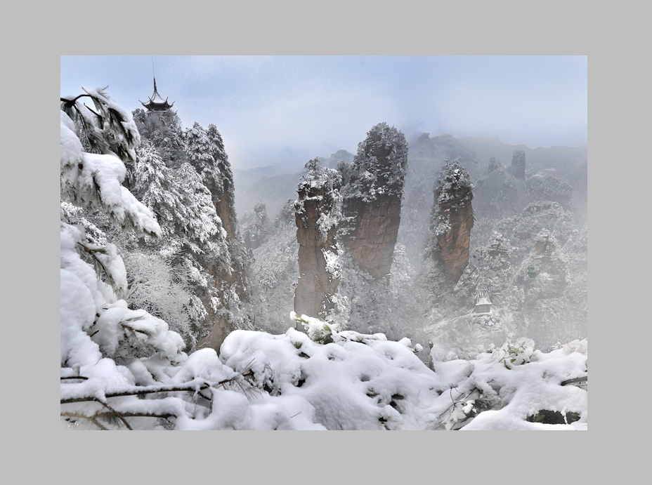 黄狮寨冬雪