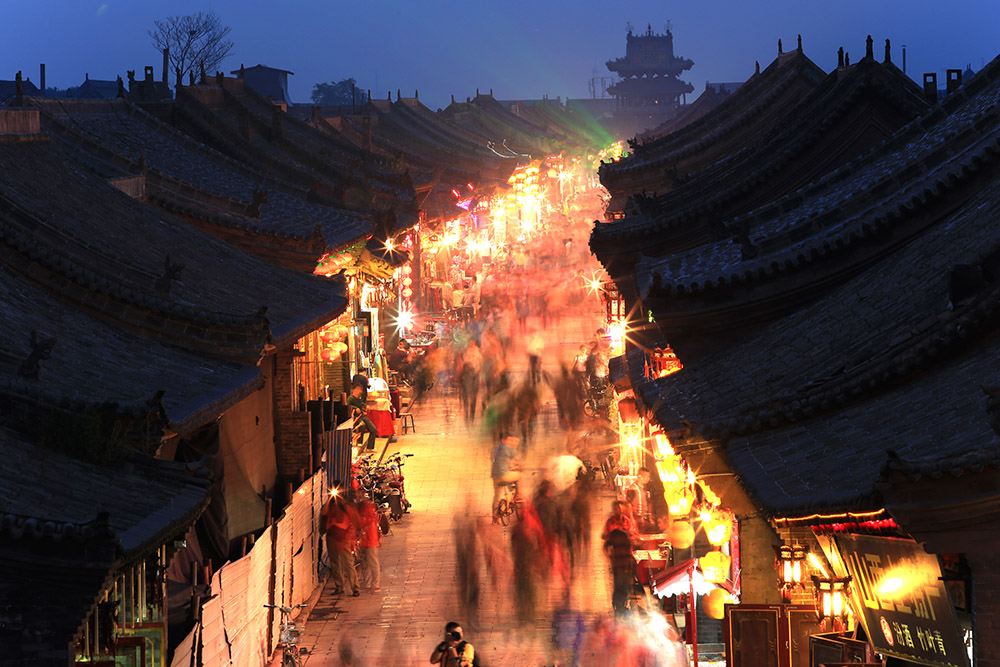 古街夜色