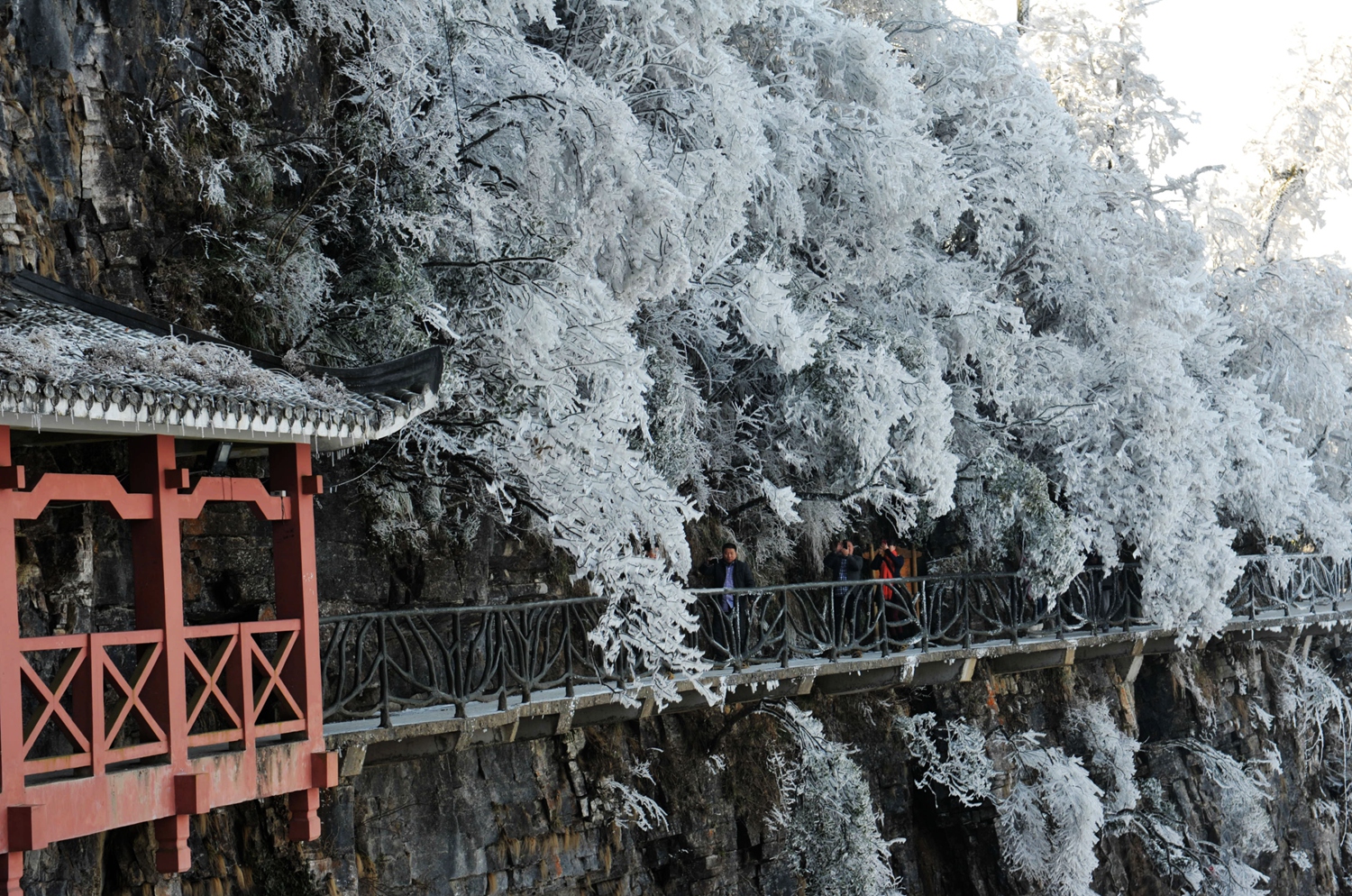 天门山雪景7
