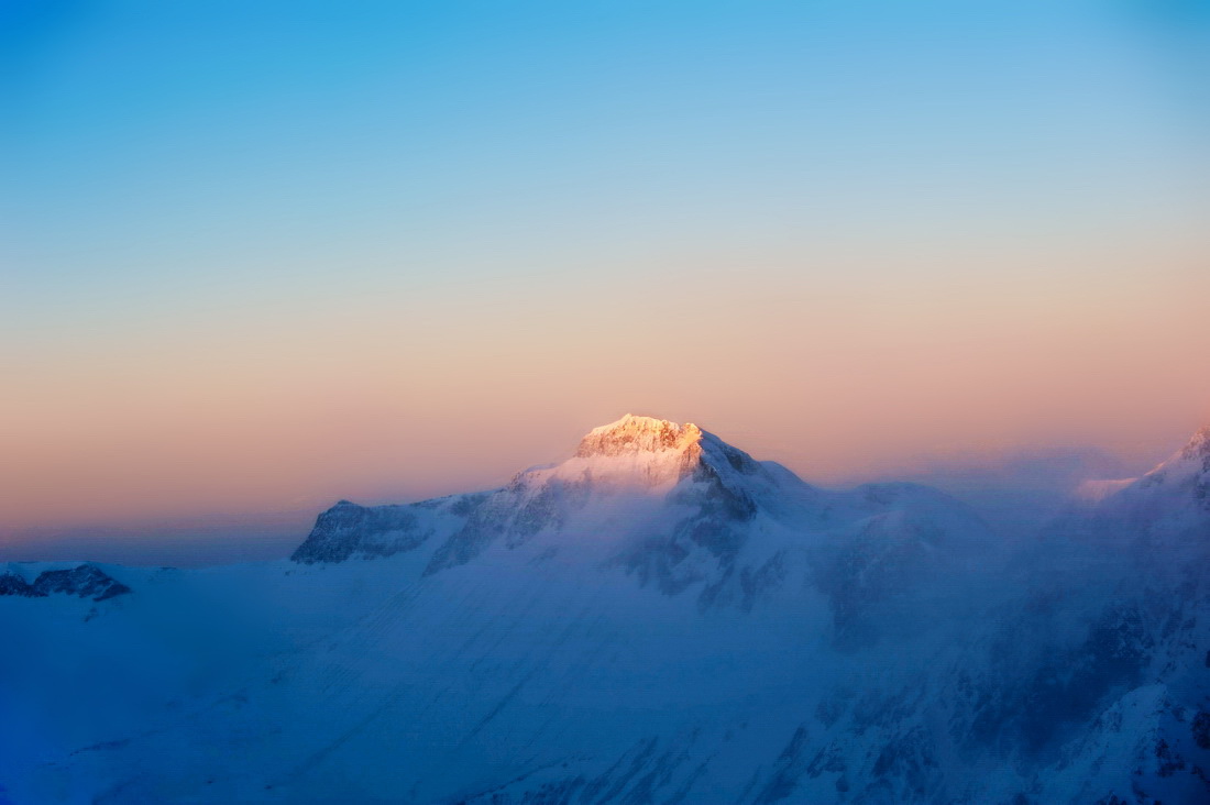 雪霁长白山