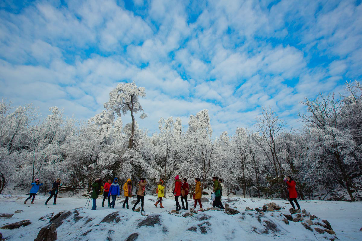 天门山.雪恋
