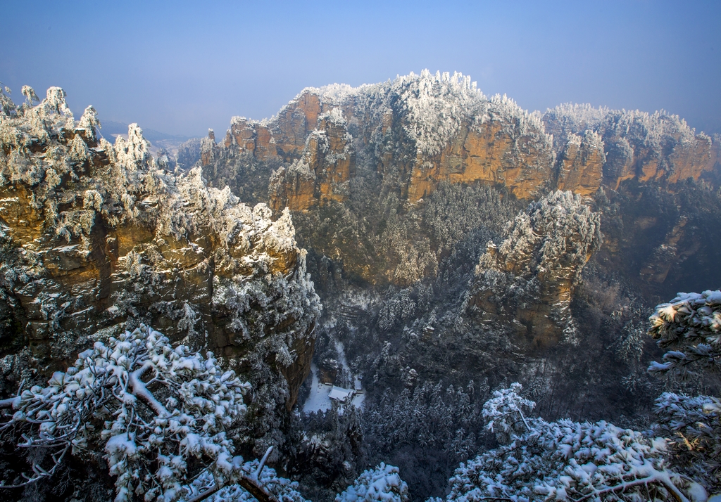 黄石寨春雪