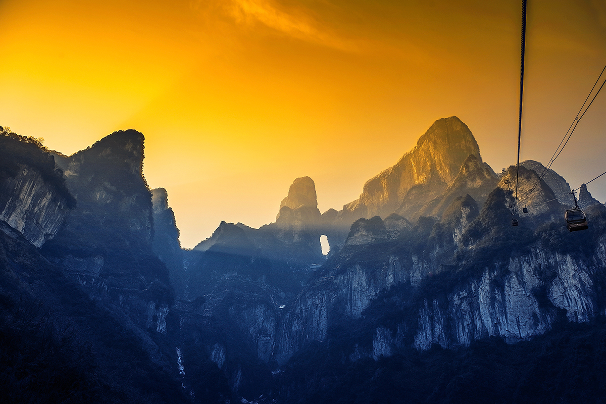 神奇天门山