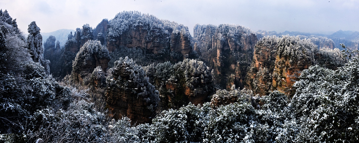 海螺峰雪景