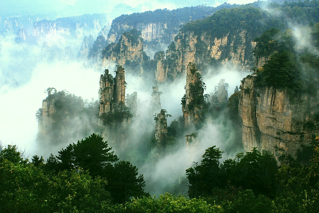 云雾天仙山