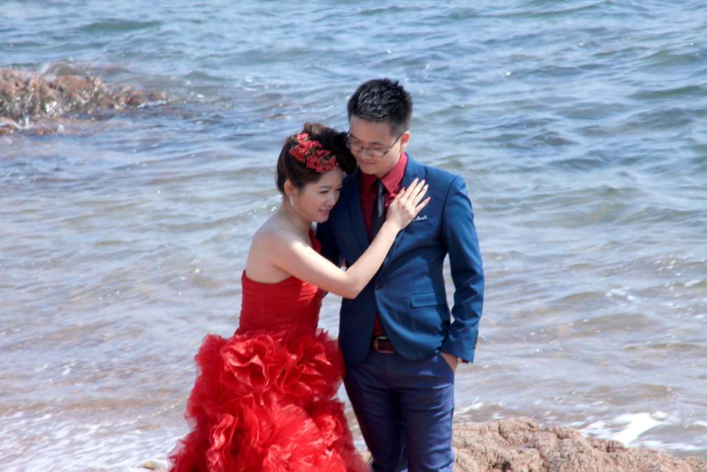 海边婚纱