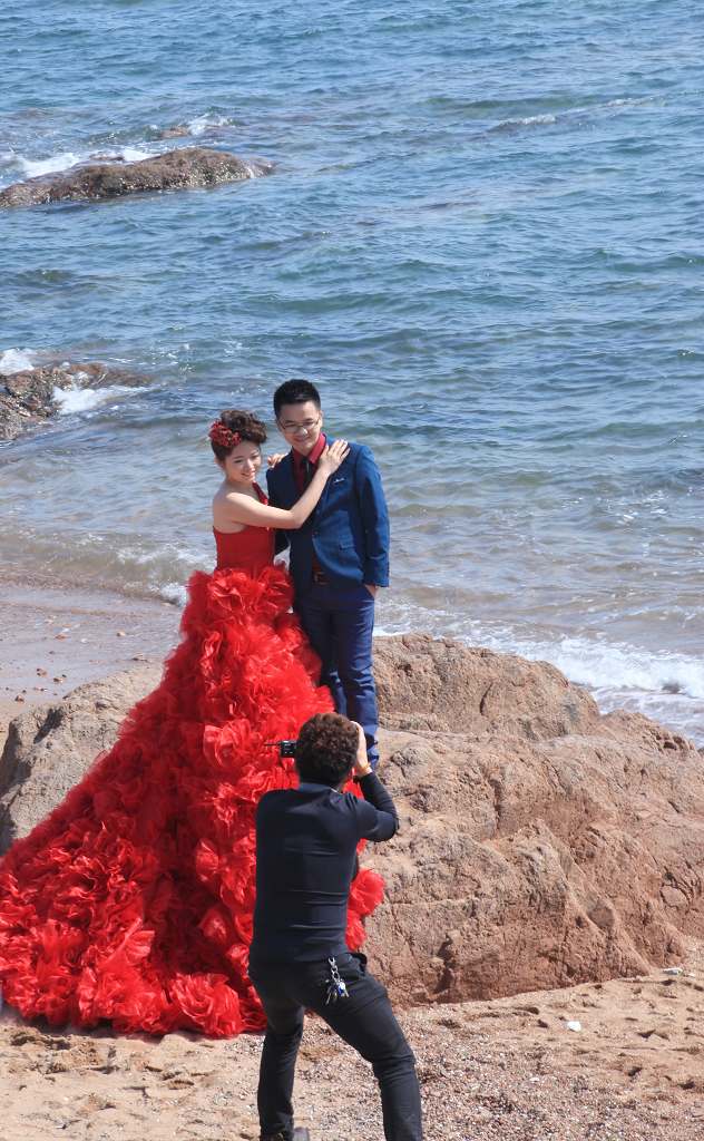海边婚纱