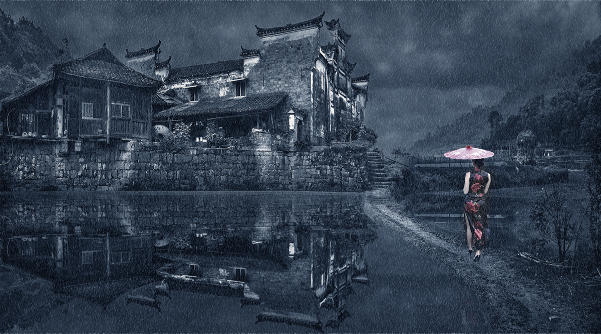 烟雨乡间