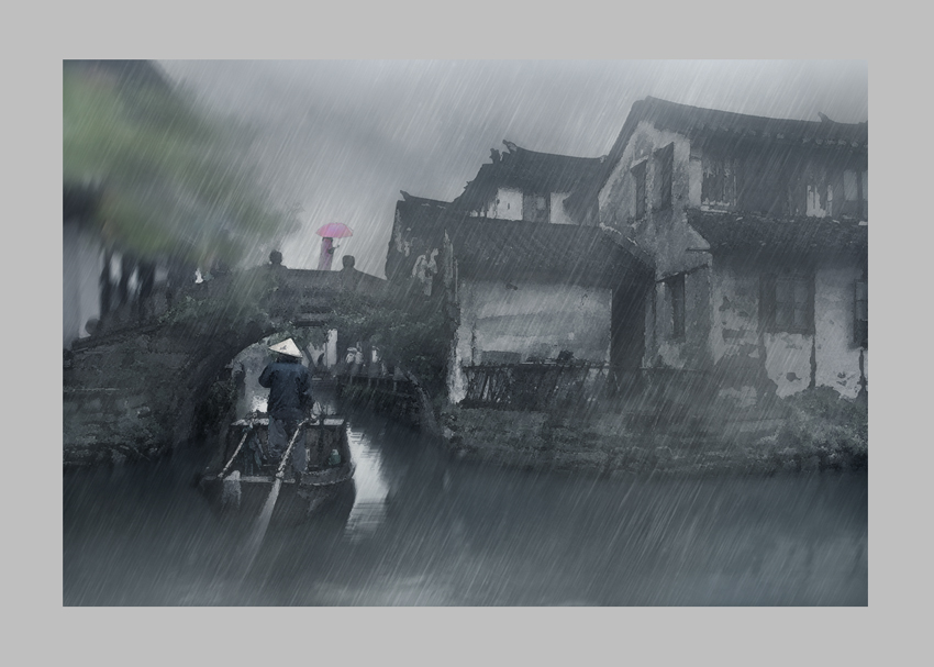 烟雨江南