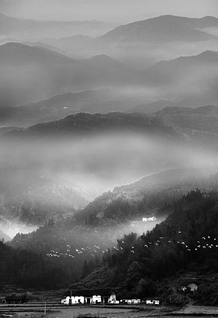 山乡美景