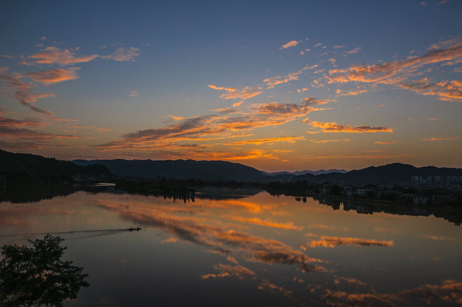 夕阳西下