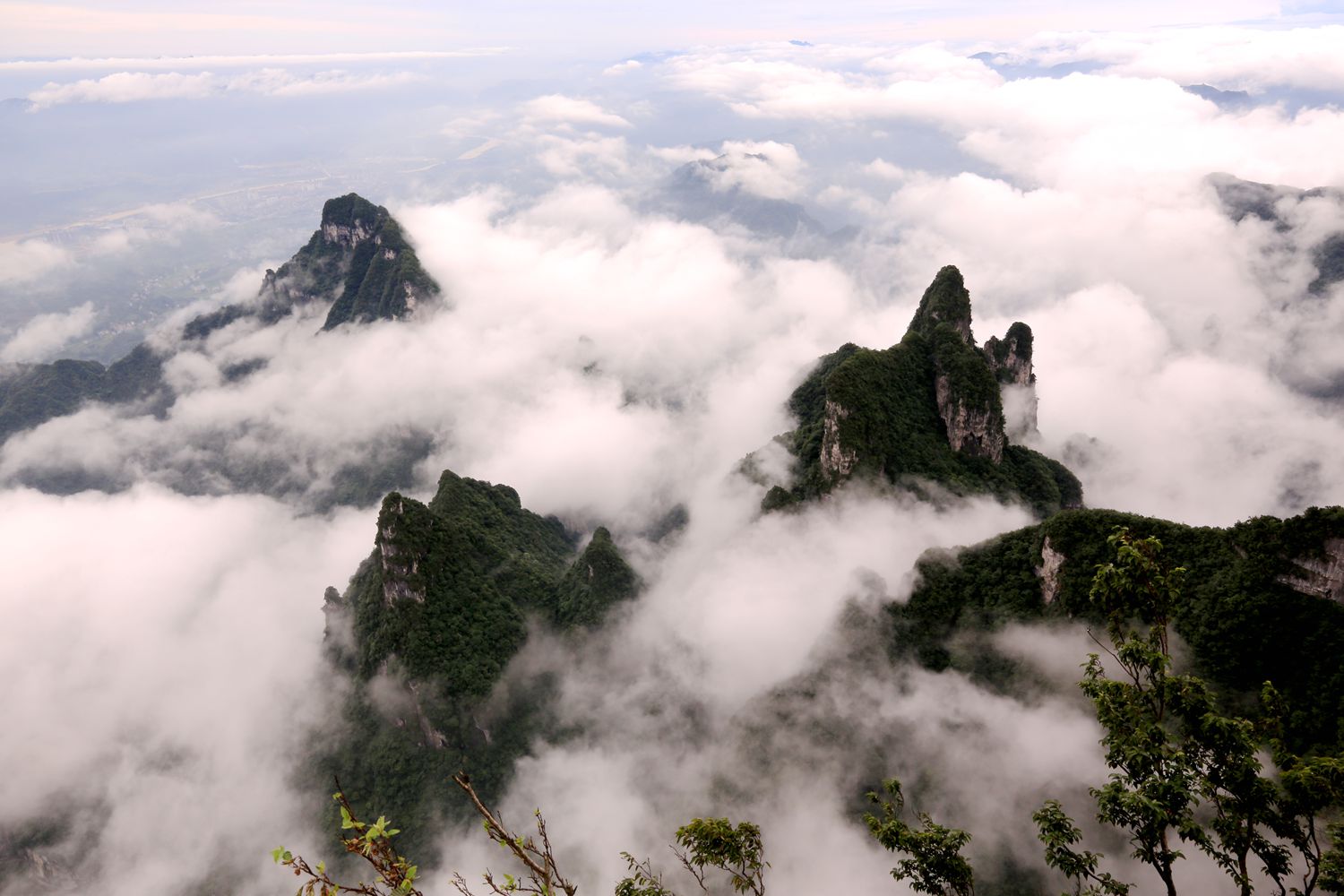 天门山云海图3