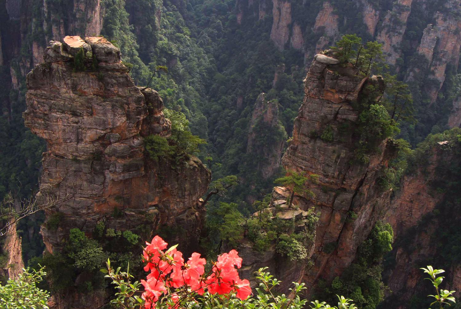 奇峰突兀