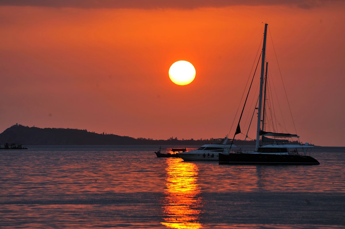 南海夕照