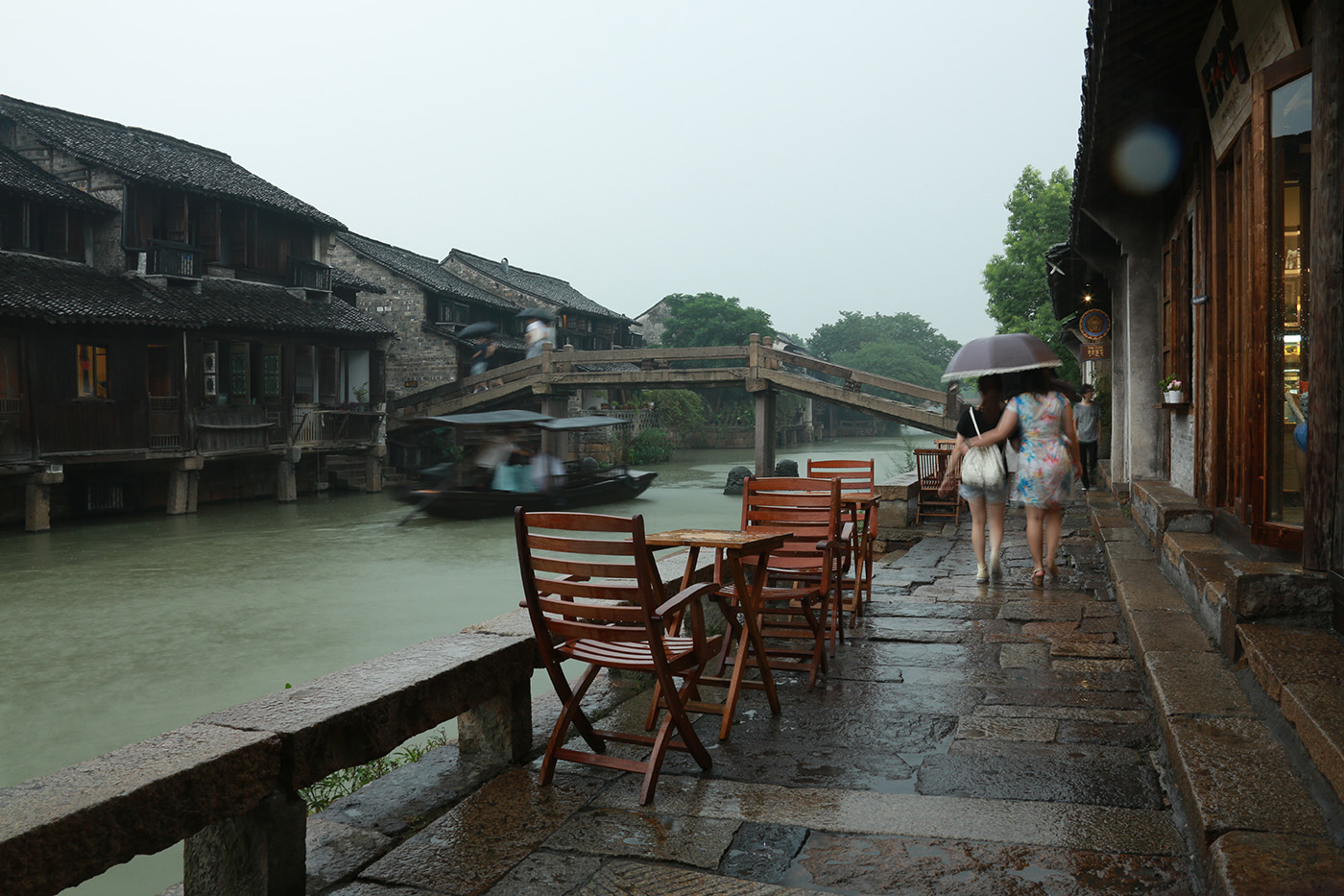 雨后古镇