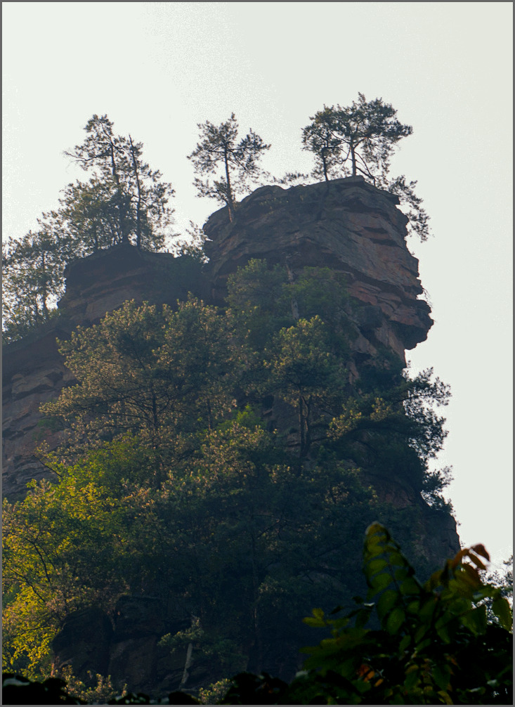 缸钵峪景观（缸钵峪中采药人）