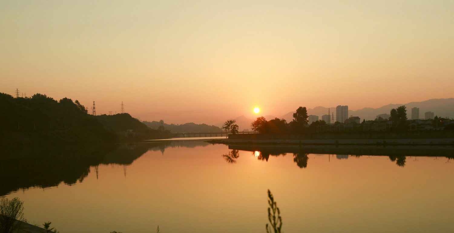鹭鸶湾的早晨