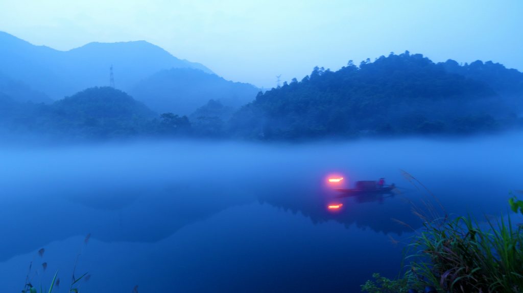 醉...在晨雾间