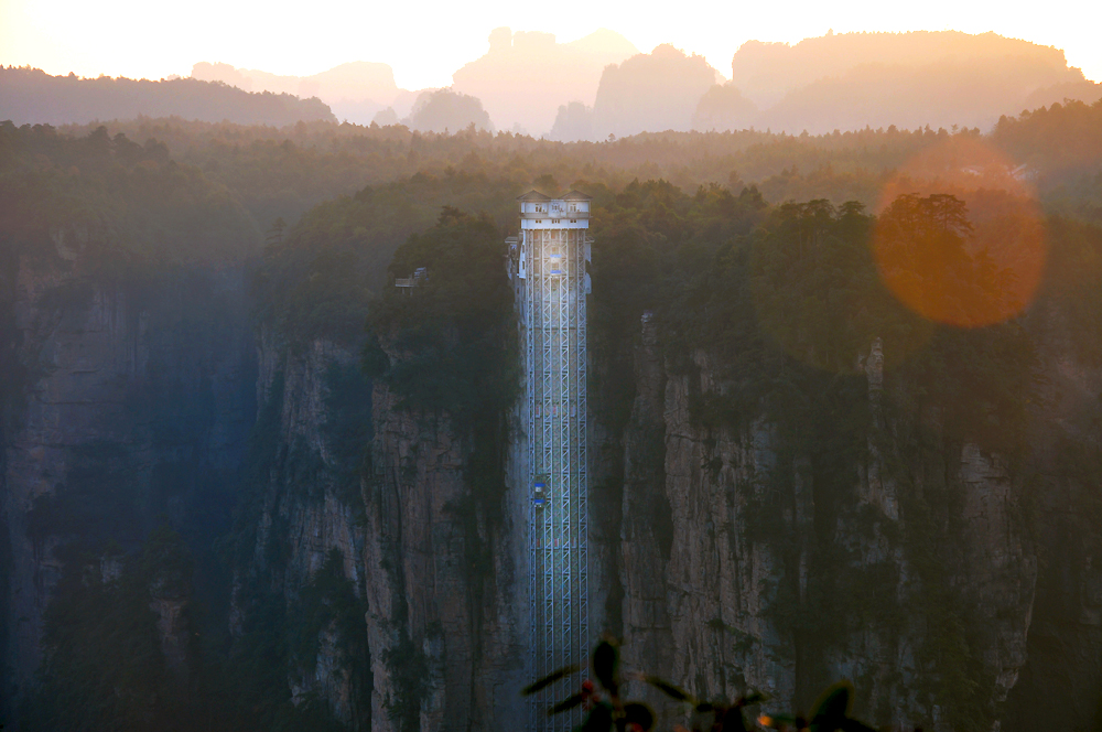 悬崖上的风景