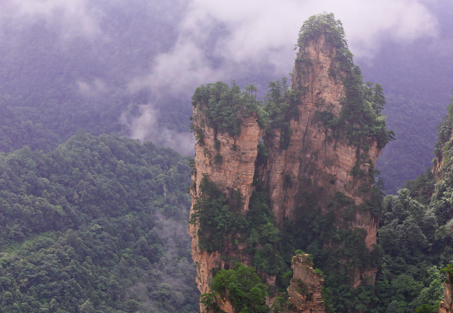 天子山风光