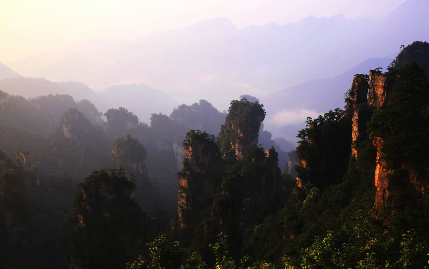 天子山风光