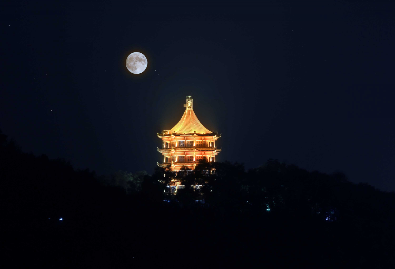赏月