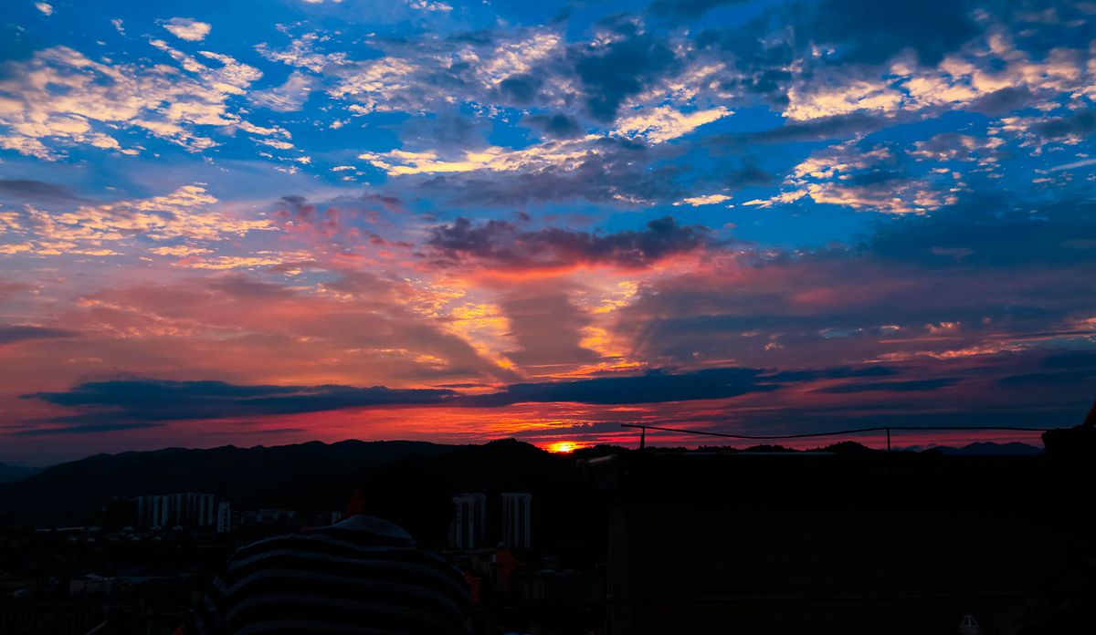 夕阳西下