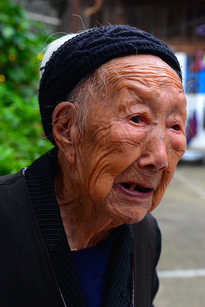 五世同堂的96岁老人彭氏