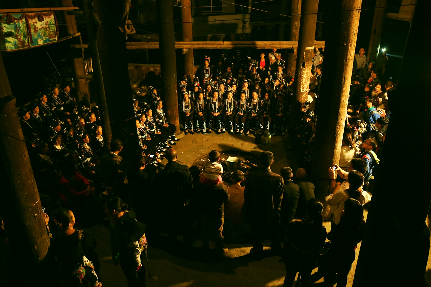 侗族扁米节对歌会