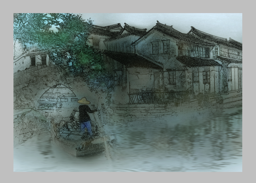 江南处处画意中