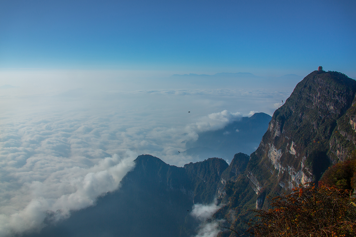 峨嵋山云海
