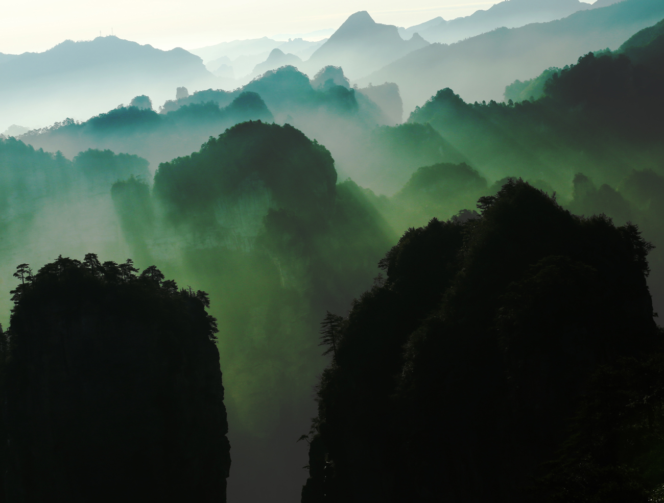 雾秀群峰