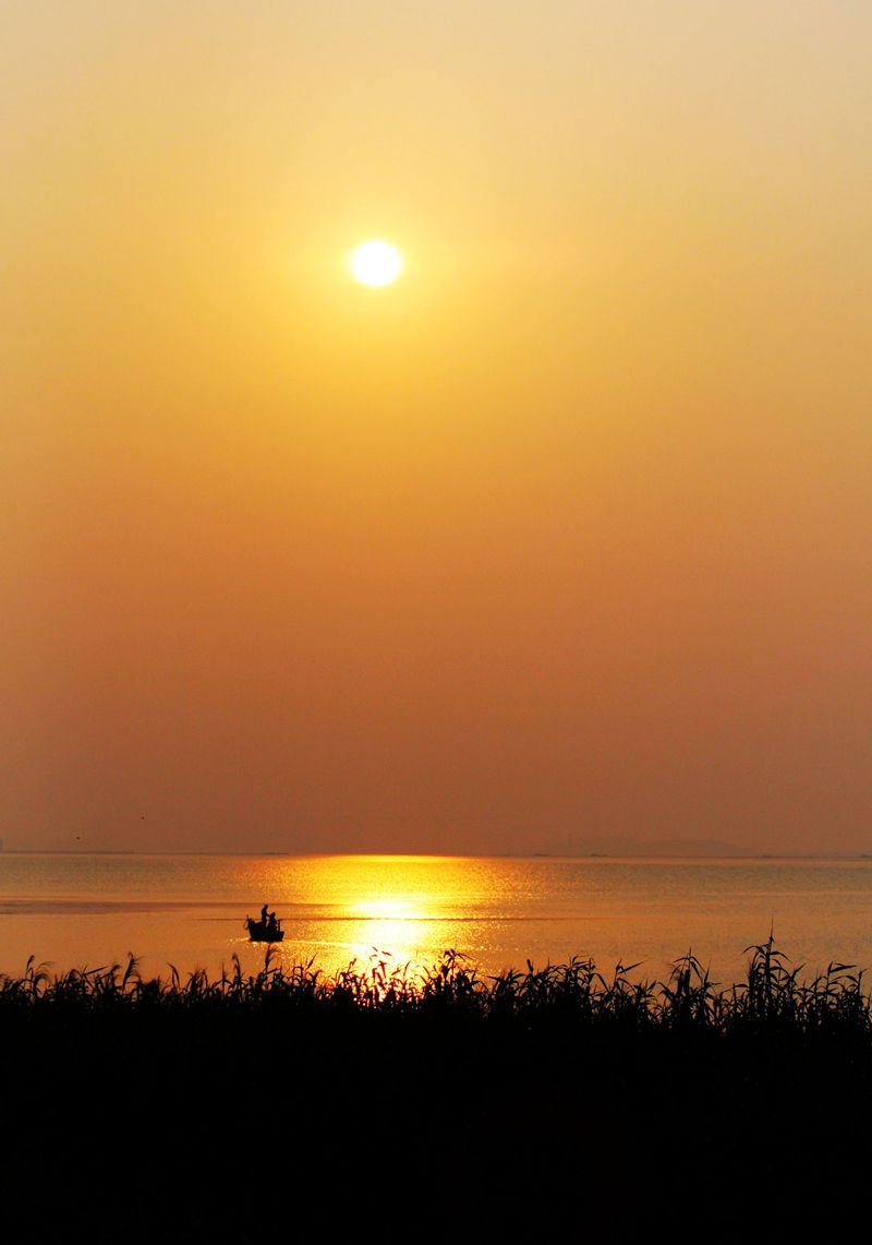 太湖夕景