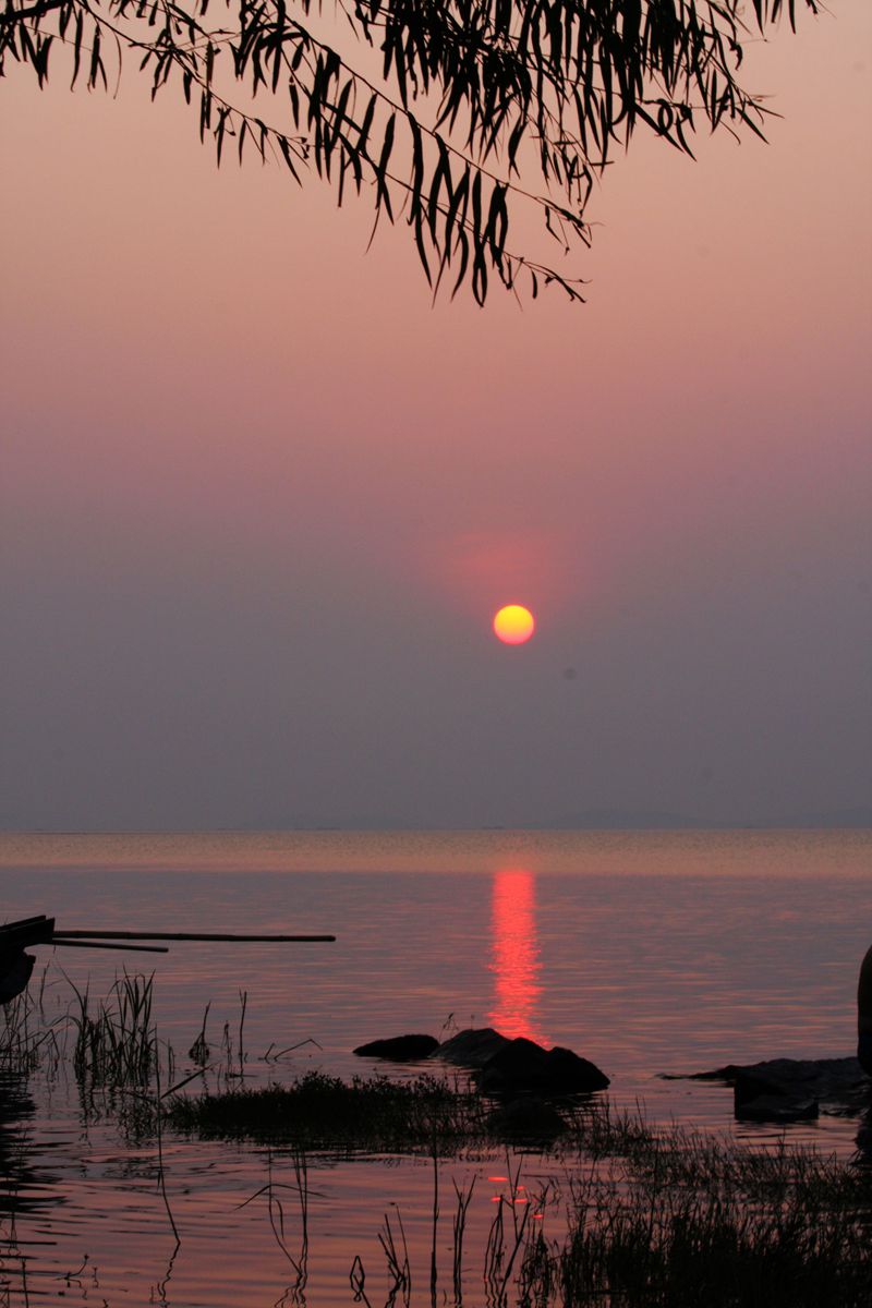 太湖夕阳