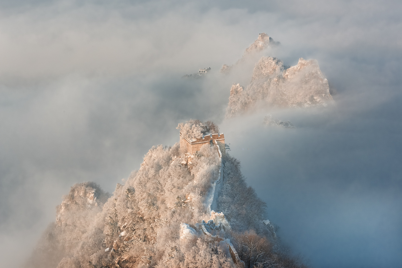 雪霁箭扣长城