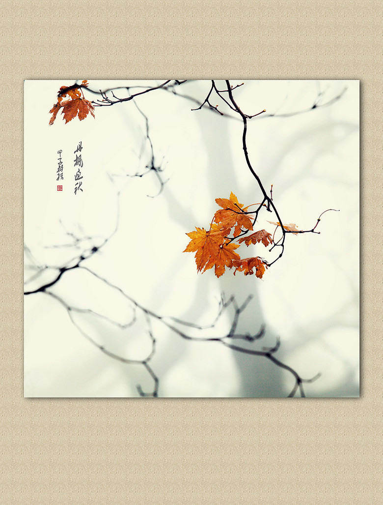丹枫迎秋