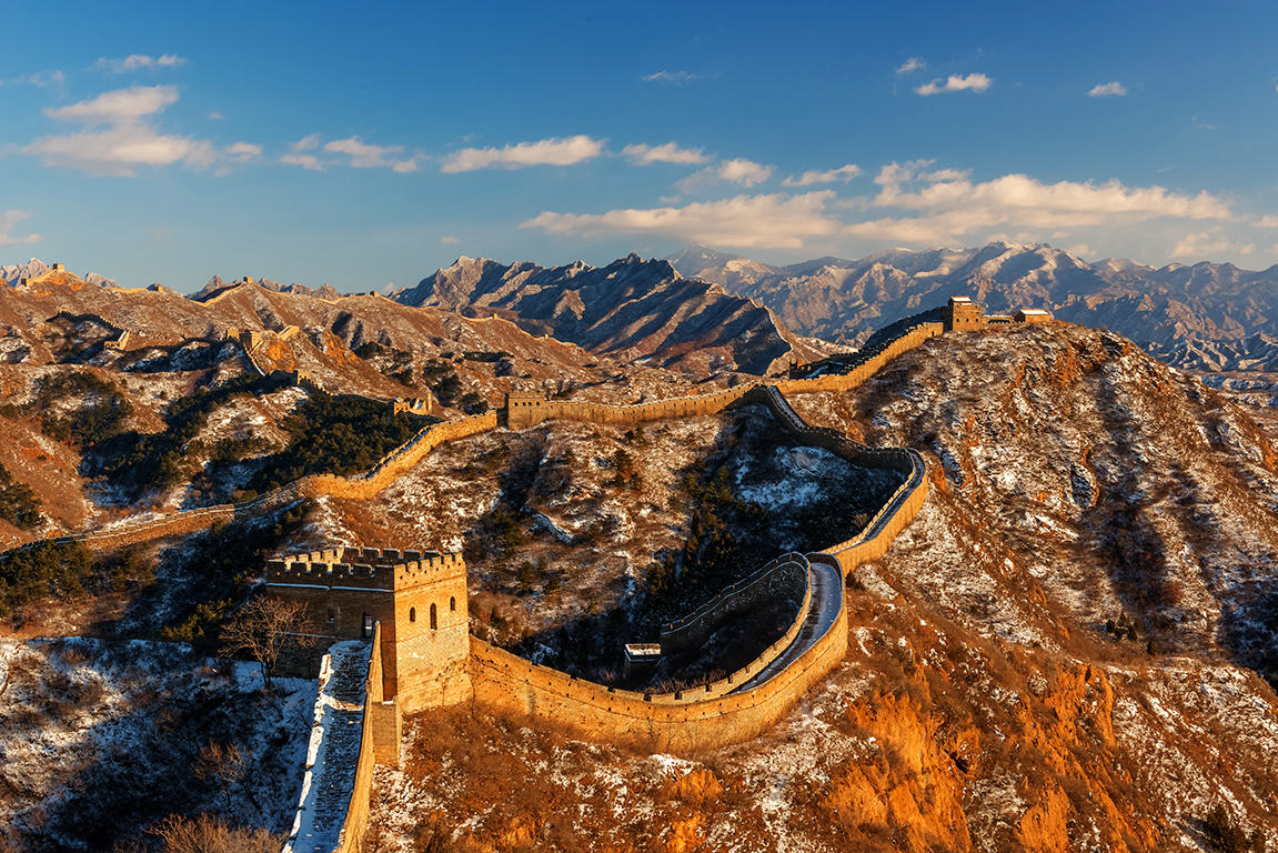 雪后金山岭
